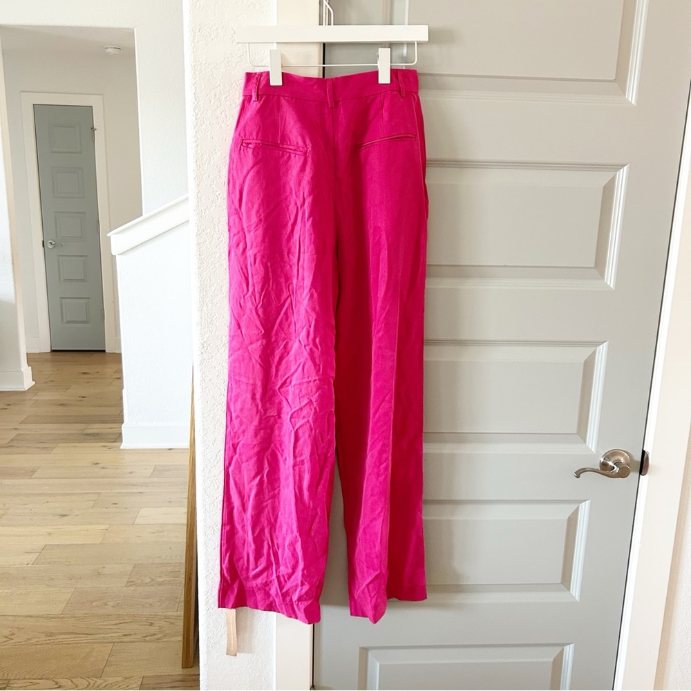 NWT Reformation Mason Pants Corvette Pink - Picture 4 of 4